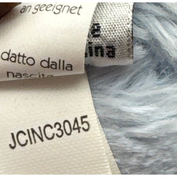 Jellycat Bashful Beau Blue Bunny Rattle Plush Stuffed Animal Med 12 in Retired - Picture 7 of 7